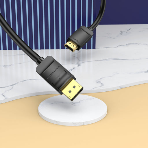 EAN 6922794733350 - Vention HADBI adaptador de cable de vídeo 3 m DisplayPort HDMI Negro imagen 2