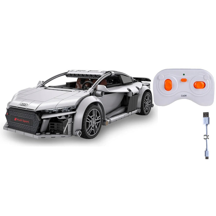 Jamara Cada Audi R8 Coupé 1:14 Gris 2,4ghz Bricks