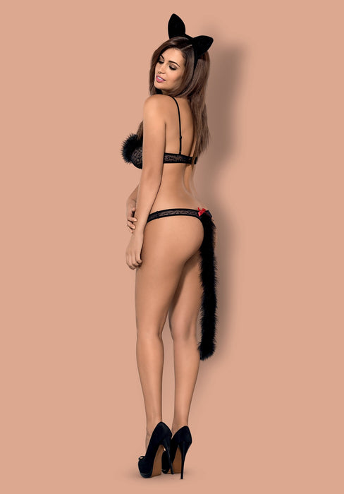 EAN 5901688208229 - Obsessive Gepardina S/M Body Negro Elastano, Poliamida imagen 2