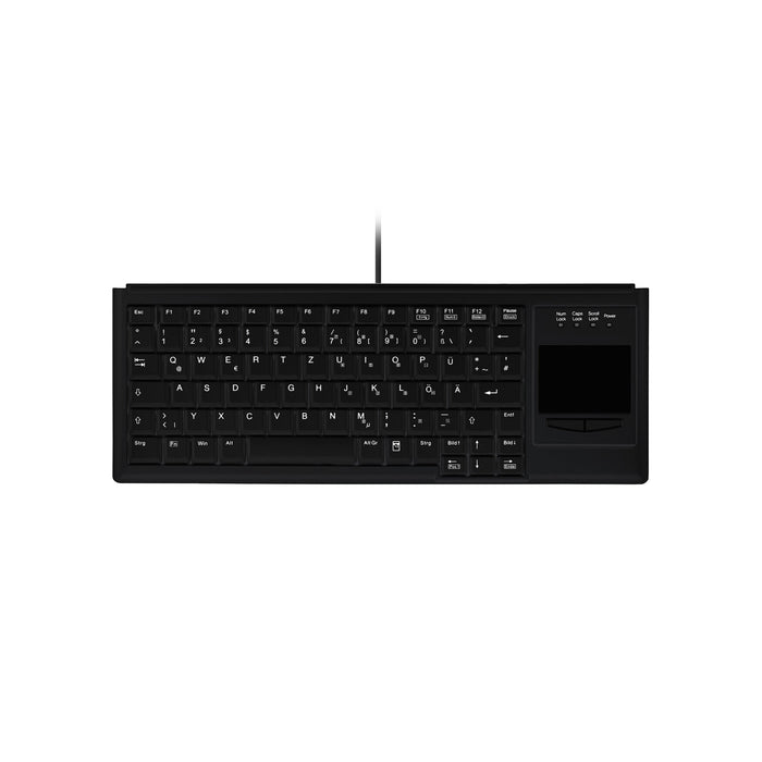EAN 7061112037394 - Contour Design Active Key Keyboard touchpad USB Black EN teclado Industrial Inglés del Reino Unido Negro imagen 1