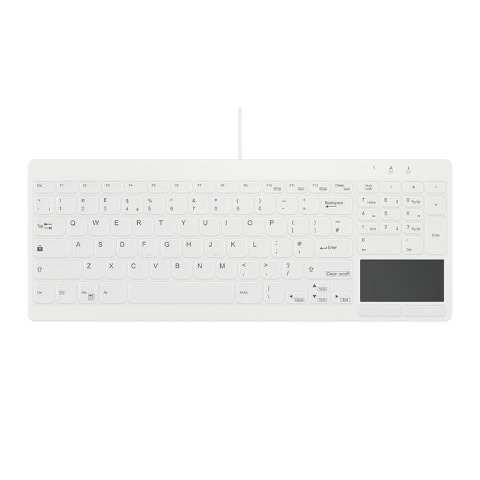EAN 7061115054473 - Contour Design Active Key AK-C7412 teclado Médico USB Inglés del Reino Unido Blanco imagen 1