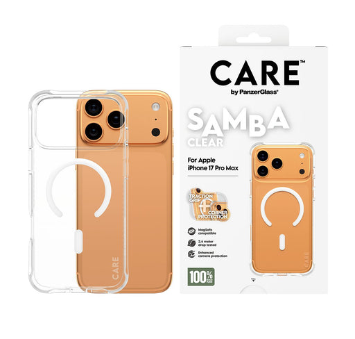 EAN 5715685027062 - PanzerGlass CARE™ by ® Samba Case Transparent w. White MagSafe iPhone 17 Pro Max funda para teléfono móvi imagen 2