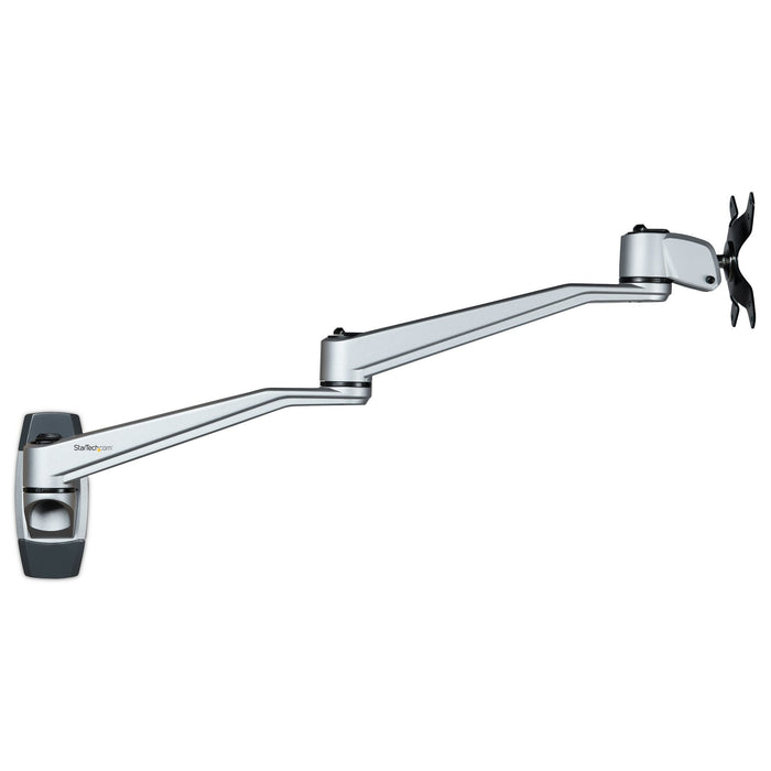 Startech.Com Brazo De Montaje En Pared Para Soporte De Monitores Vesa Hasta 30" - Con Brazo Articulado De 52cm - Premium