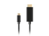EAN 5901969436785 - Lanberg CA-CMHD-10CU-0030-BK adaptador de cable de vídeo 3 m USB Tipo C HDMI imagen 2