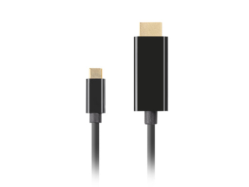 EAN 5901969436785 - Lanberg CA-CMHD-10CU-0030-BK adaptador de cable de vídeo 3 m USB Tipo C HDMI imagen 2