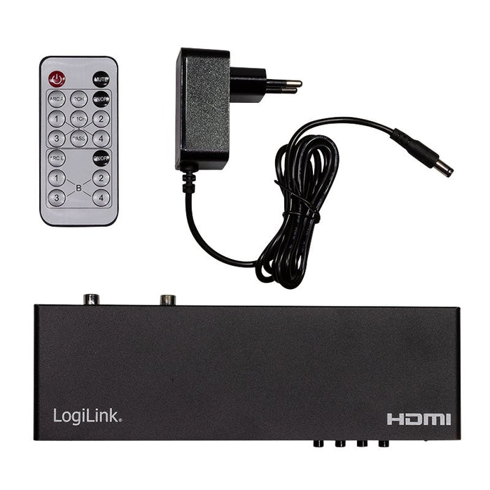 EAN 4052792062472 - LogiLink HD0049 matriz de conmutación Matriz de conmutación AV 5 W imagen 8