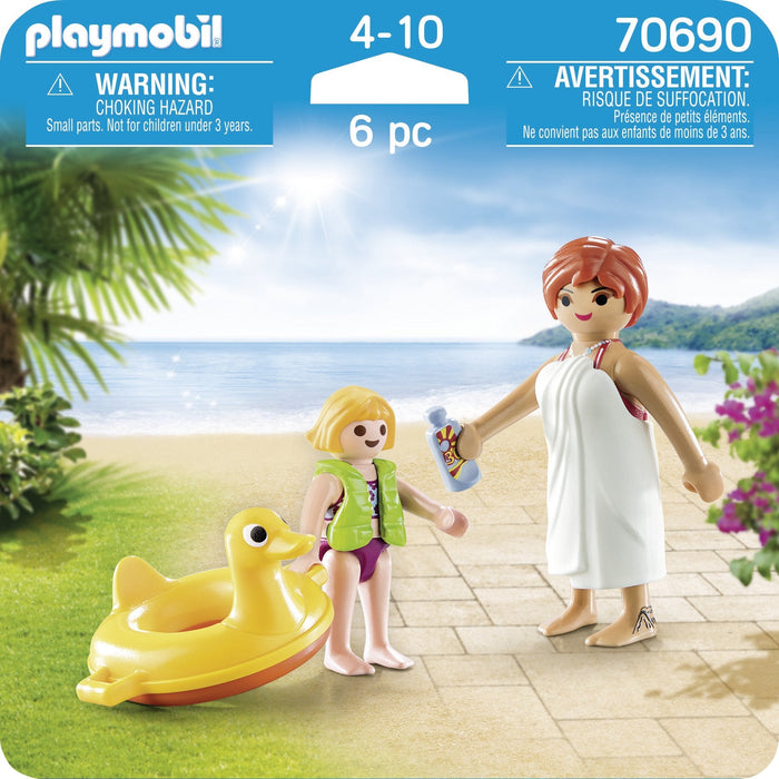 Playmobil Duo Pack Bañistas Pareja De Vacaciones