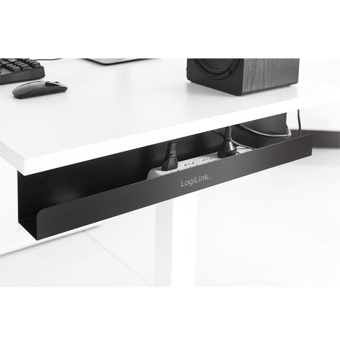 EAN 4052792061390 - LogiLink KAB0070 organizador de cables Escritorio Bandeja de cables Negro 1 pieza(s) imagen 7