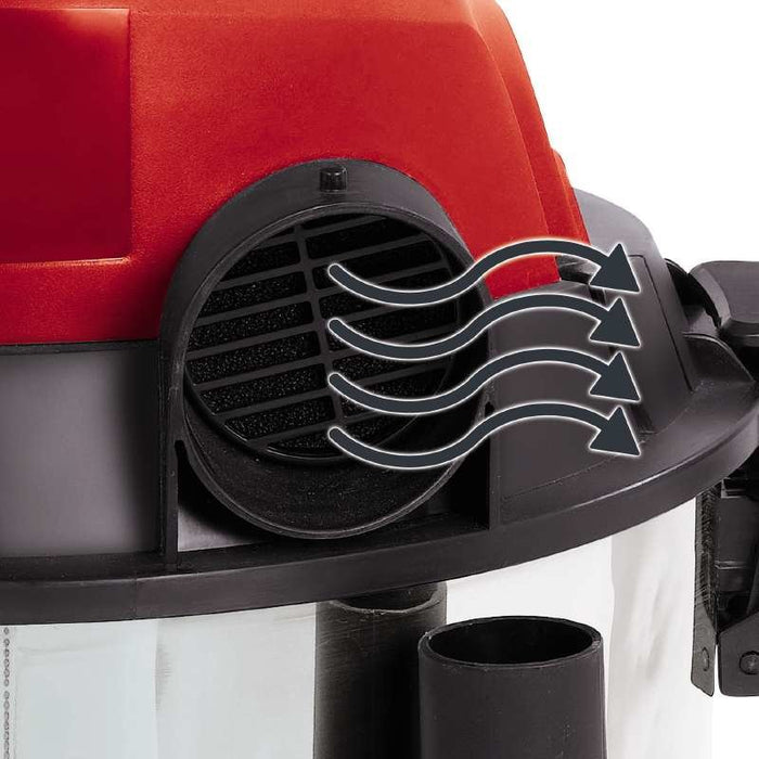 EAN 4006825584356 - Einhell TH-VC 1930 SA 30 L Aspiradora de tambor Seca y húmeda 2000 W Sin bolsa imagen 4