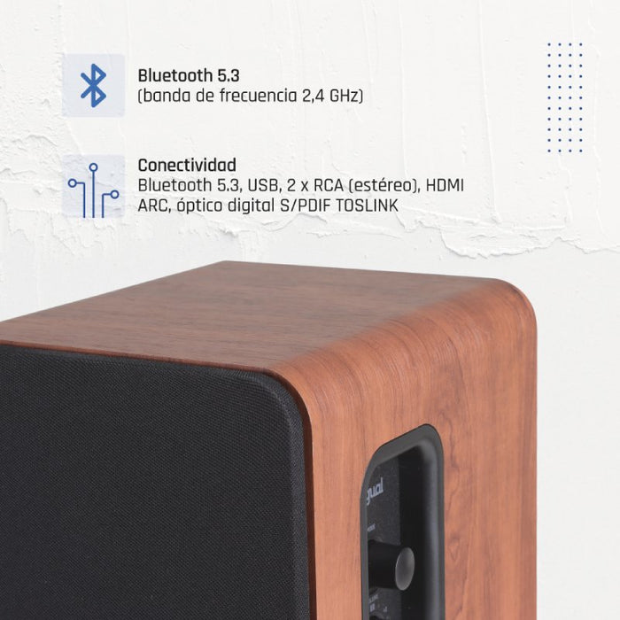EAN 8435364319963 - iggual IGG319963 altavoz Madera Inalámbrico y alámbrico imagen 5