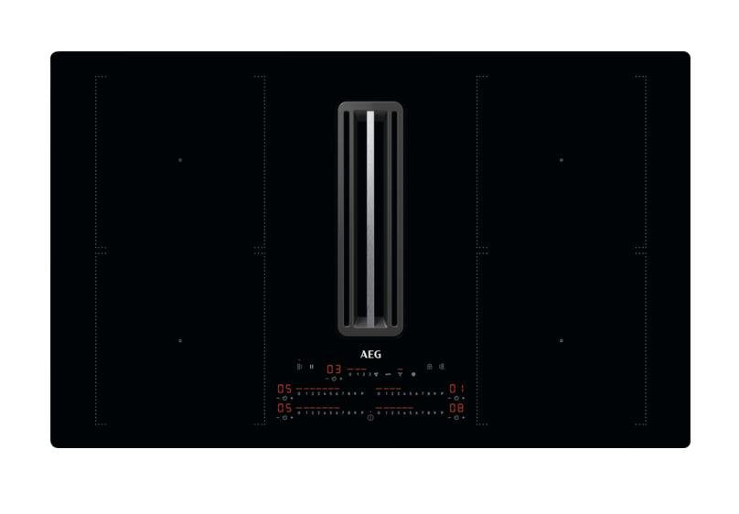 Aeg Cce84751cb Negro Integrado 83 Cm Con Placa De Inducción 4 Zona(S)  949597950