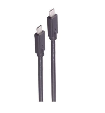 Shiverpeaks Usb Anschlusscable Typ-C 2.0 100w Negro 4m