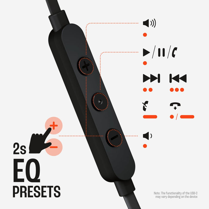 EAN 1200130013898 - JBL Tune 305C Auriculares Alámbrico Dentro de oído Llamadas/Música USB Tipo C Negro imagen 4