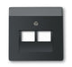 EAN 4011395127353 - Busch-Jaeger 1710-0-3911 placa de pared y cubierta de interruptor Negro imagen 1