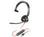 EAN 0017229173354 - HP Poly Blackwire 5220 Stereo USB-A Headset Alámbrico Diadema Oficina/Centro de llamadas Negro imagen 3