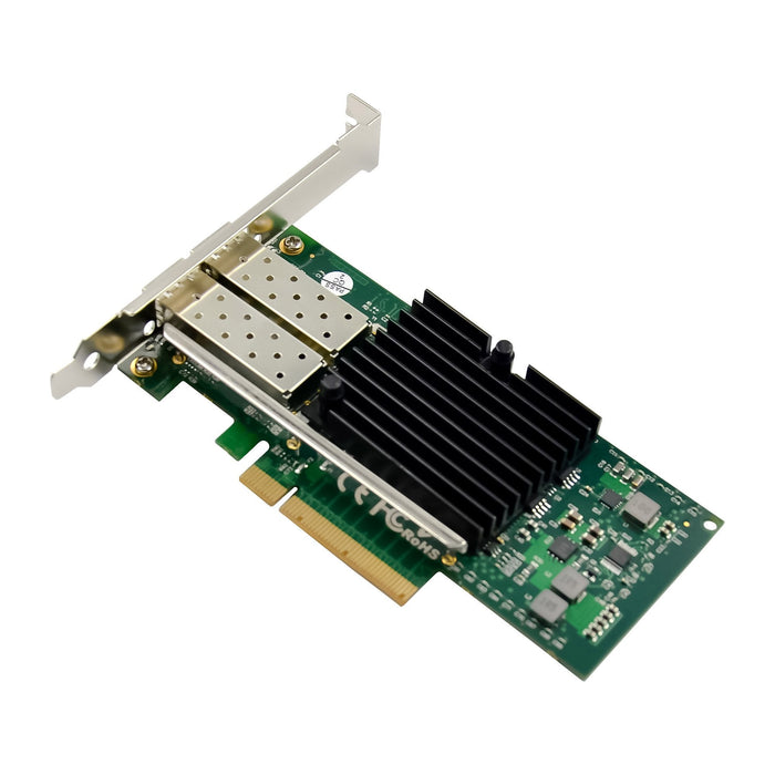 Inline® Dual 10 Gigabit Network Card, 2x Sfp+, Pcie X8, Incl. Lp Bracket