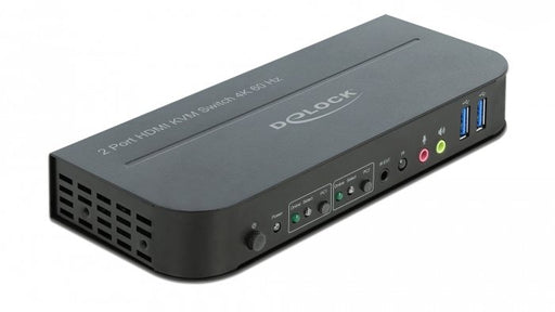 EAN 4043619114818 - DeLOCK 11481 interruptor KVM Negro imagen 1