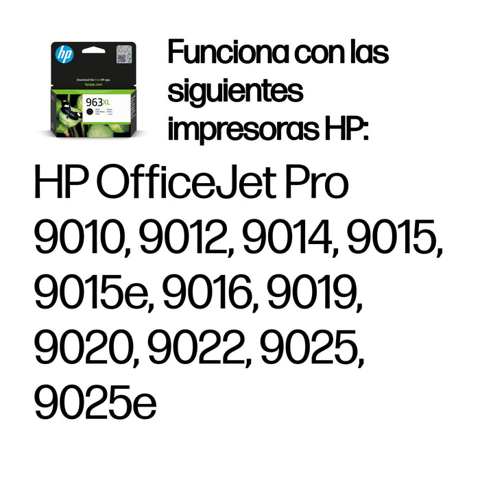EAN 0199764686503 - HP 963XL High Yield Black Original Ink Cartridge cartucho de tinta 1 pieza(s) Alto rendimiento (XL) imagen 2