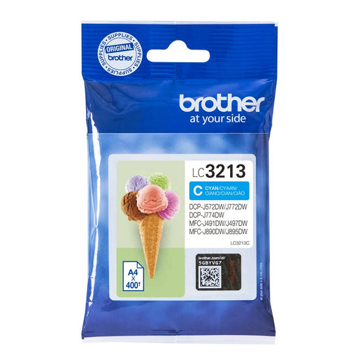 EAN 2509062115434 - Brother LC3213C cartucho de tinta 1 pieza(s) Original Alto rendimiento (XL) Cian imagen 1