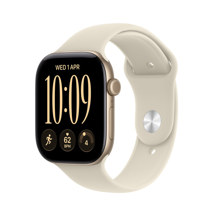 Watch Apple Watch Series 12 (2026) 5g 42mm Light Gold Aluminium Case With Sand Sport Band S/M - Light Gold