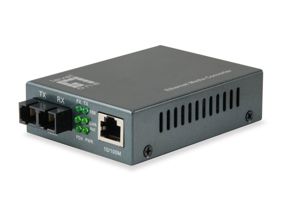 EAN 4015867208045 - LevelOne FVT-1102 convertidor de medio 100 Mbit/s 1310 nm Monomodo Negro imagen 1