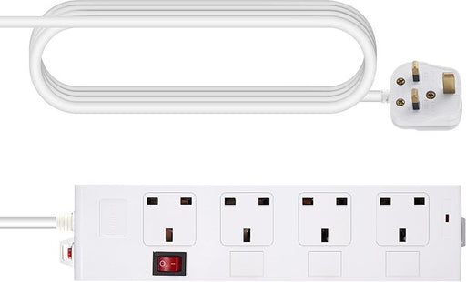 EAN 1194553300003 - Vision TC-PSTRP4UK base múltiple 1,8 m 4 salidas AC Interior Blanco imagen 1