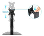 EAN 0766623461894 - Manhattan 461894 soporte para monitor 81,3 cm (32") Escritorio Negro imagen 4