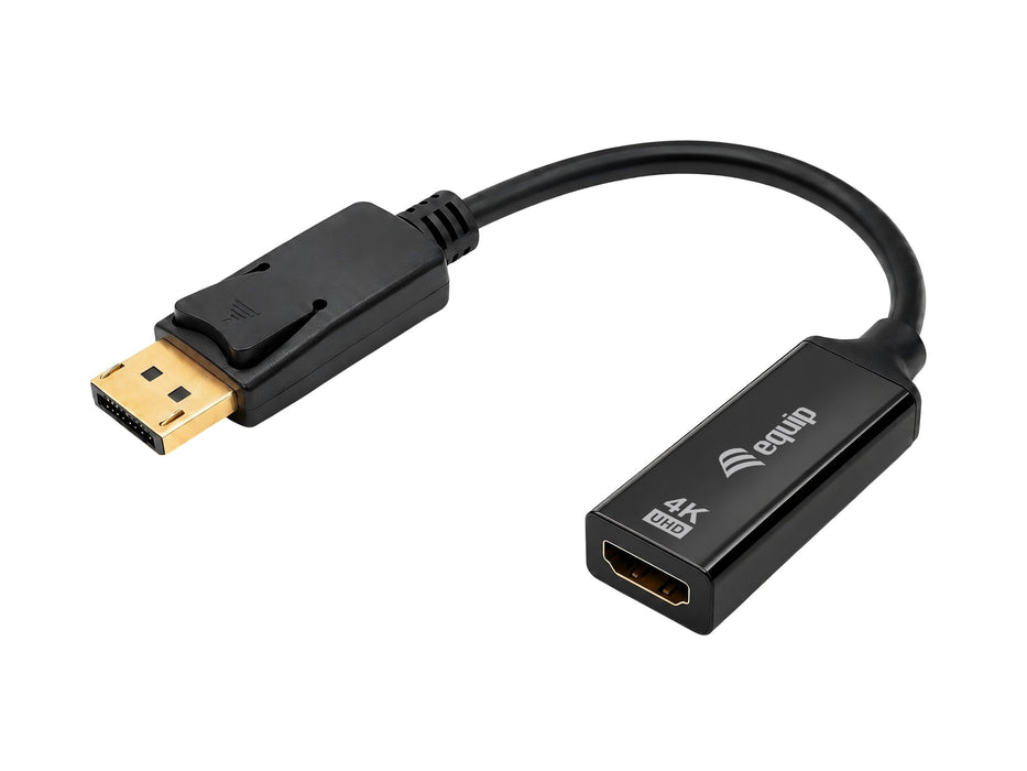 Cable Equip Hdmi->Displayport 1.2 4k/30hz H/M 0.15m Negro