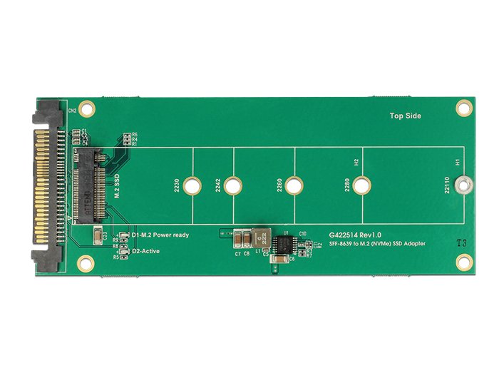 Delock Sata Convertidor U.2 Sff-8639 Nvme -> 1x M.2 Key M