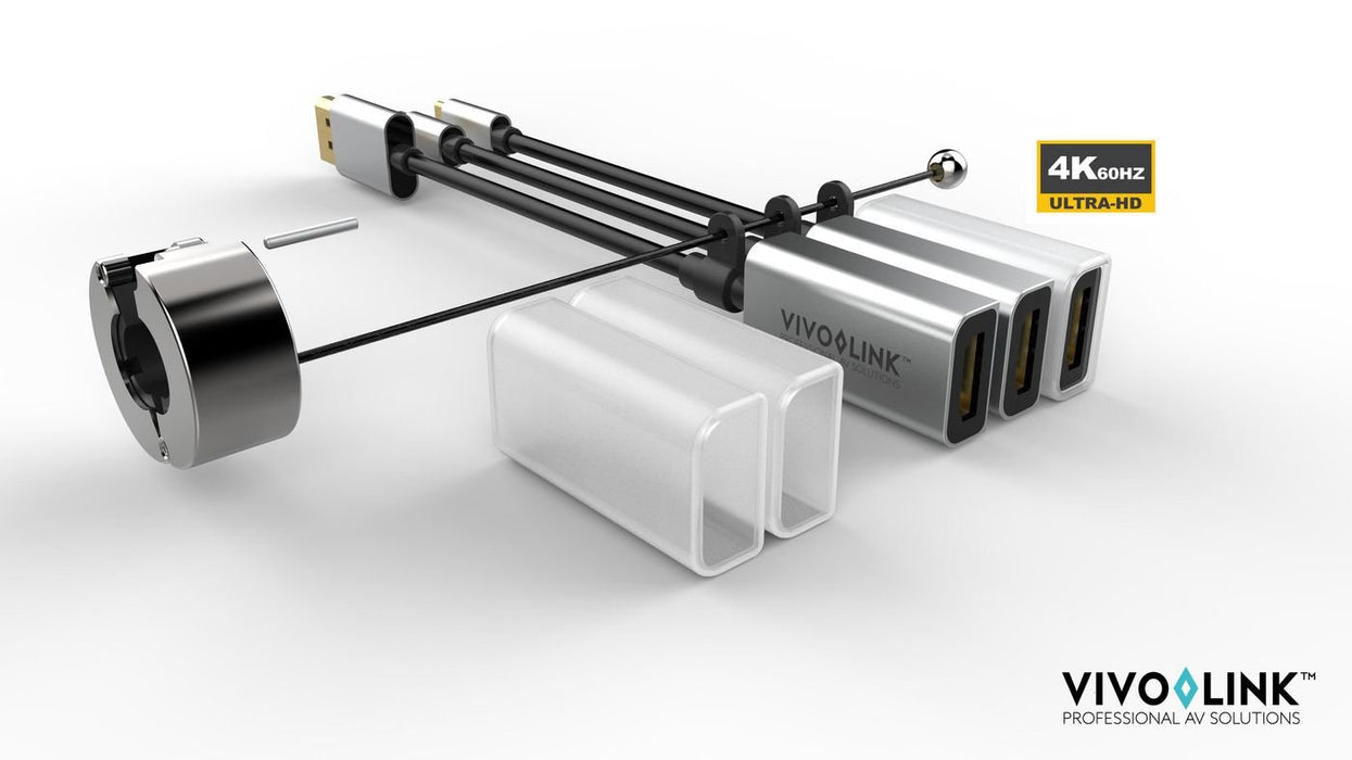 EAN 5704174205869 - Vivolink PROADRING7S adaptador de cable de vídeo DisplayPort + Mini DisplayPort + USB Type-C 3 x HDMI imagen 2