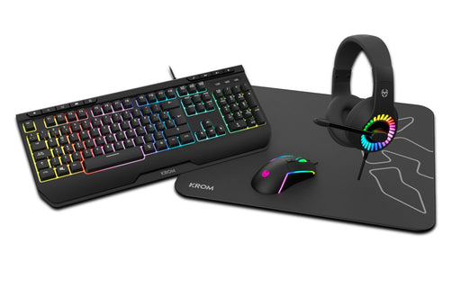 EAN 8436587973895 - Krom Kenya teclado Ratón incluido Juego USB Negro imagen 1