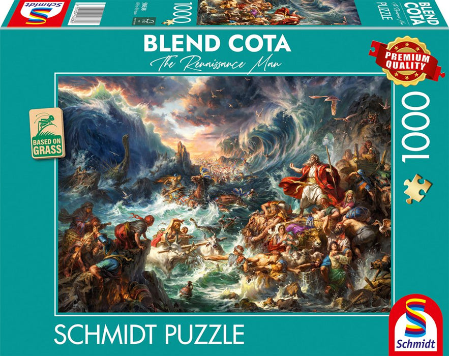 Schmidt Spiele Blend Cota: El Camino A Través Del Mar, Rompecabezas De 1000 Piezas 58638