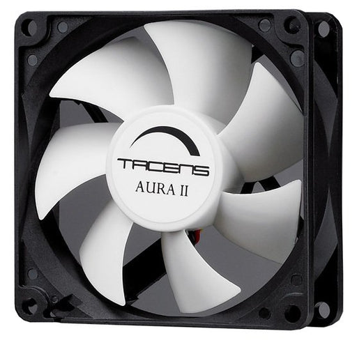 EAN 4710700954324 - Tacens Aura II 8cm Carcasa del ordenador Negro, Blanco imagen 2