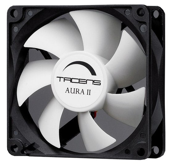 EAN 4710700954324 - Tacens Aura II 8cm Carcasa del ordenador Negro, Blanco imagen 2