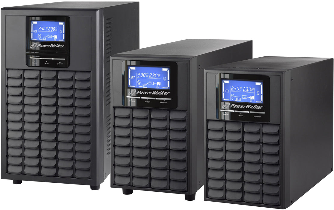 EAN 4260074976571 - PowerWalker VFI 3000C LCD sistema de alimentación ininterrumpida (UPS) Doble conversión (en línea) 3 kVA  imagen 1
