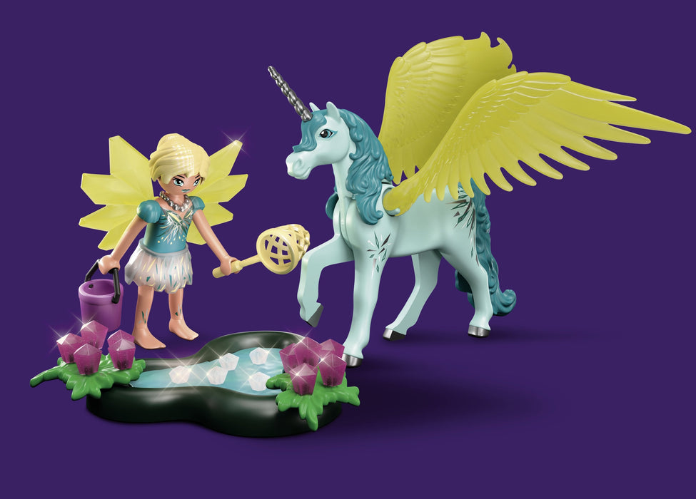Playmobil 70809 Crystal Fairy Con Unicornio