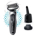 EAN 4210201433637 - Braun Series 7 71-S7200cc Máquina de afeitar de láminas Recortadora Negro, Plata imagen 10