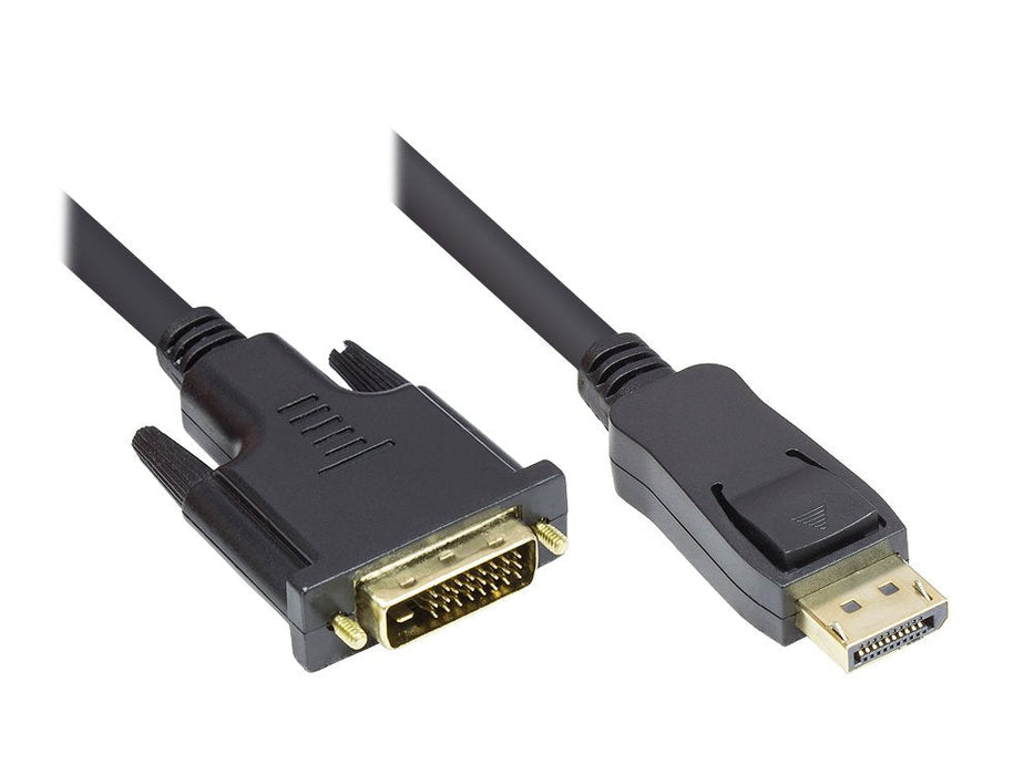 Good Connections Cable Dp-St.-Dvi-D 24+1-St. Schwarz 1m