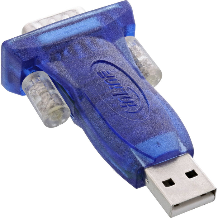 Adaptador Inline Usb A Rs232 Usb A A Sub-D De 9 Pines Extensión Usb 0,80m