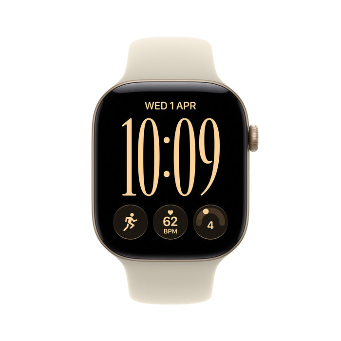 Apple Watch Series 12 (Dorado, Aluminium, 42 Mm, Correa Deportiva Arena M/L) Mjee4zr/A