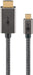 EAN 4040849757006 - Goobay 75700 adaptador de cable de vídeo 2 m USB Tipo C HDMI tipo A (Estándar) Negro, Plata imagen 1
