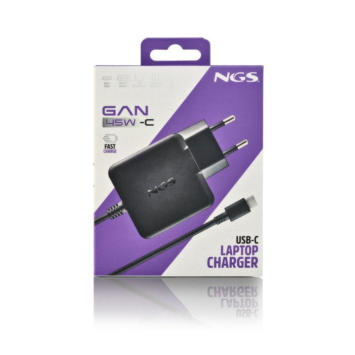 Cargador De Portátil Ngs Gan 45w-C Usb Tipo-C 45w Automático Voltaje 5-20v