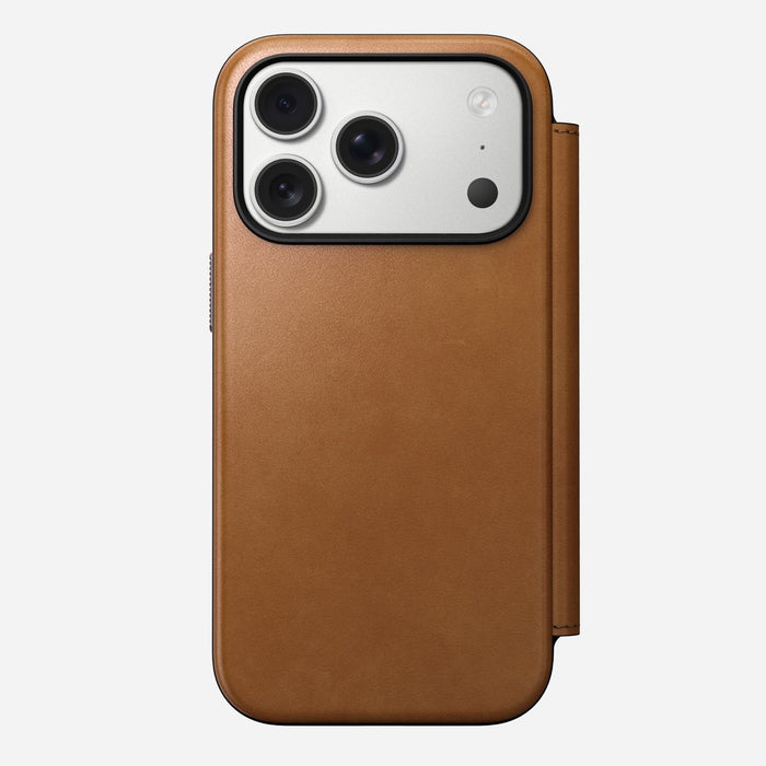 Nomad Modern Leather Folio Iphone 17 Pro English Tan