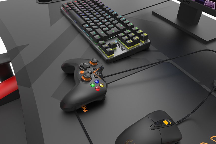 EAN 8436532166938 - NOX NXKROMKEY mando y volante Negro USB Gamepad Analógico Android, PC, Playstation 3 imagen 8