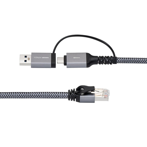 EAN 5715063466841 - Microconnect MC-RJ45USBC-01 cambiador de género para cable USB-A / USB-C RJ45 Negro imagen 2
