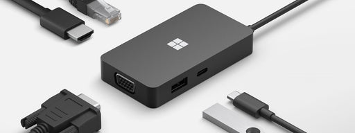 EAN 0889842635065 - Microsoft 1E4-00002 base para portátil y replicador de puertos Negro imagen 2