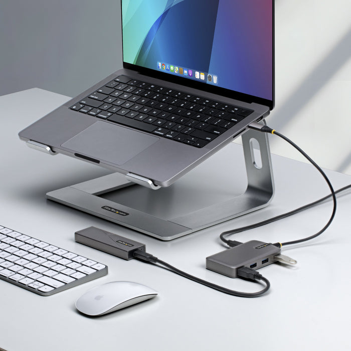 EAN 0065030893251 - StarTech.com 5G4AB-USB-C-HUB hub de interfaz USB 3.2 Gen 1 (3.1 Gen 1) Type-C 5000 Mbit/s Gris imagen 8