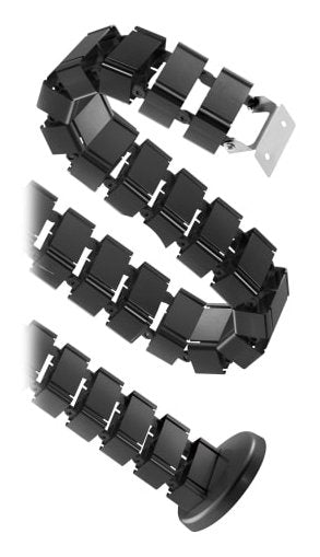 Tnb Ergo Line Hinged Cable Guide With Metal Base Optimal Management Of Office Cables Cable Guide With Detachable Spine