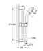 EAN 4005176927874 - GROHE Vitalio Start 100 sistema de ducha Cromo imagen 2