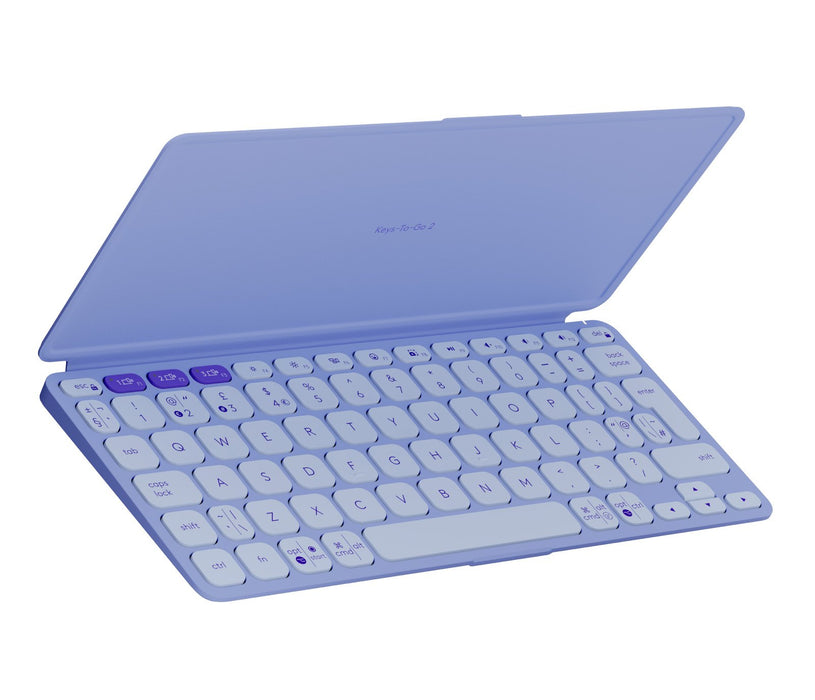 EAN 5099206126121 - Logitech Keys-To-Go 2 QWERTY Internacional de EE.UU. Bluetooth Lila imagen 4